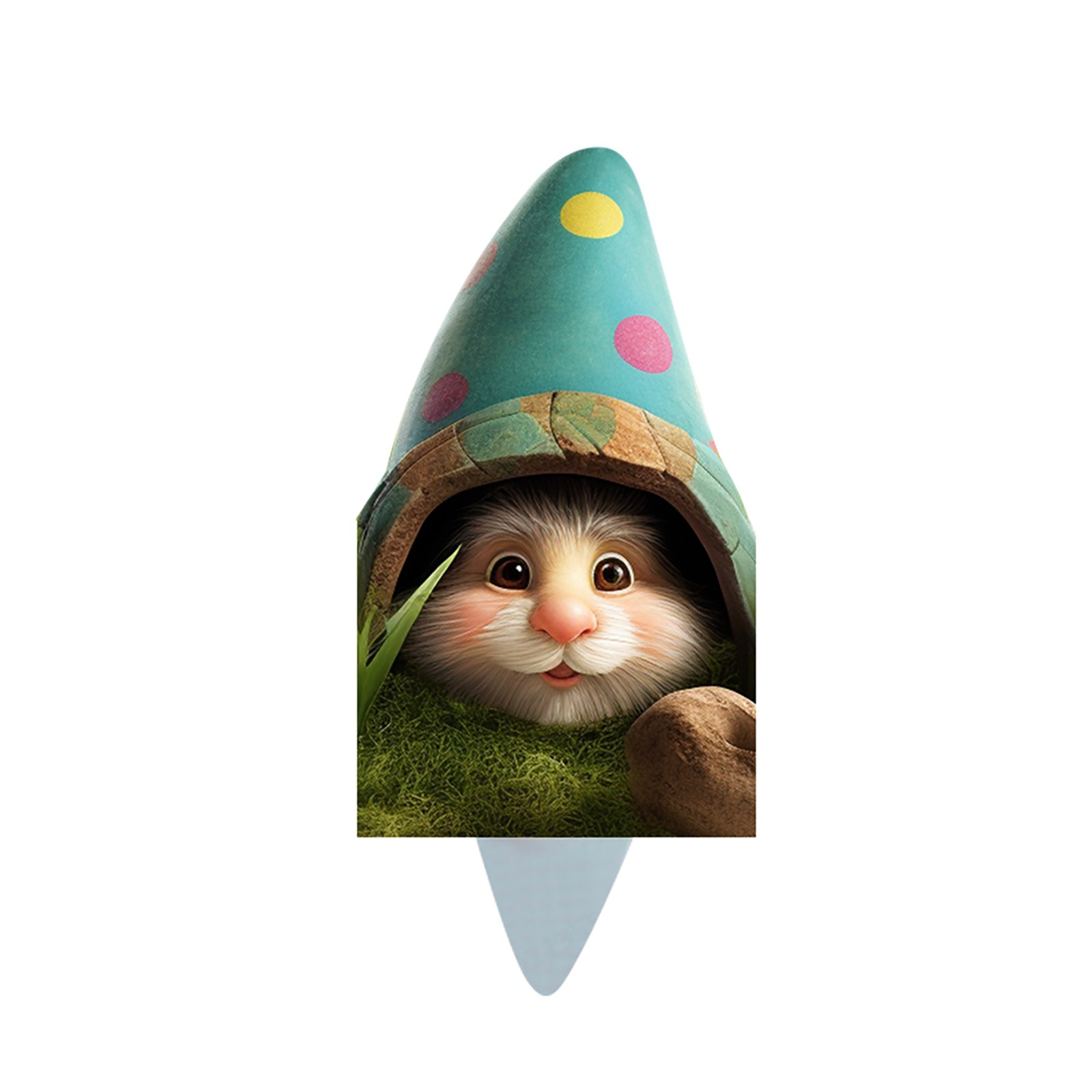 UrbanWave Cute Bunny With Hat Easter Garden Stake Whimsical Rabbit Decoration For Festive Outdoor Sweet 13 Birthday Decorations for Girls Graduation Cap Bulk Flower Cake Topper Girls Toppers Birthday